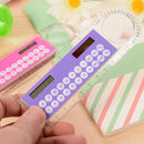10cm Ruler Mini Digital Calculator 2 in 1 Kid Stationery School Office Gifts New