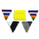 Montessori Teaching Material - 20Pcs 10 Beads Bars with 4 Set of 1-9 Beads Bar,