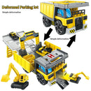 Deformation Engineering Car Toys Die Casting Simulation Parking Lot Set