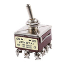 AC 15A/250V 10A/380V 12 Screw Terminals On/On 4PDT Toggle Switch Y5L7