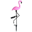 Lawn Lights Outdoor Decorative Stake Lamp LED Solar Pink Flamingo