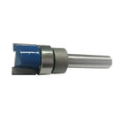 1/4 Inch Shank Hinge Mortise Template Wood Milling Cutter 11.9x45mm Blue