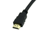 Black HDMI Male To 2 HDMI Female 1 In 2 Out Splitter Cable Adapter Converte