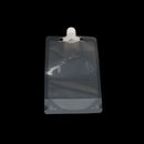 1PC 500ml clear spout stand up bag liquid juice flask pouch bags with cap IO BX