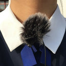 Lapel Lavalier Microphones Furry Windscreen Mic Fur Windshield Wind Muff A