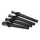 Finest 4Pcs/Pack Ebony 3/4 4/4 Cello Machine Heads Cello Replacement Tuning Pegs