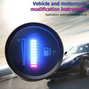 2 inch 52mm Car Motorcycle Fuel Level Meter 12V 8LED Oil Fuel Gauge Universal