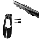 1 Piece Durable Kayak Black Nylon Paddle Clip Holder With Screws Nuts