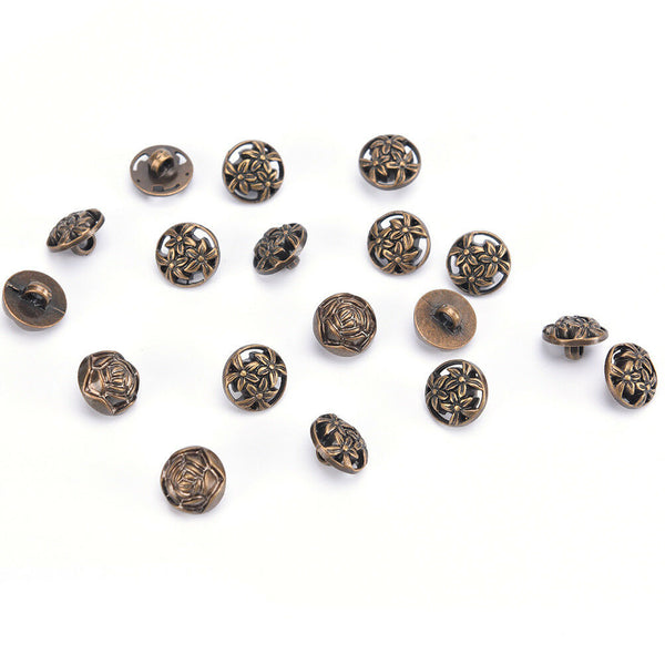 100pcs Mix Shank DIY Sewing Buttons 12.5mm Jacket Coat Buttons Craft Diy ã€&f