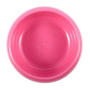 Plastic Pet Dog Cat Water Food Drink Bowl Dish Feeder, 4-Inch, random color