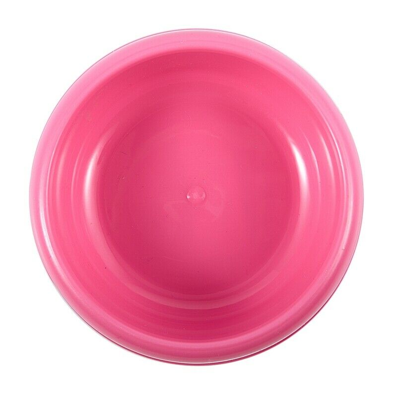 Plastic Pet Dog Cat Water Food Drink Bowl Dish Feeder, 4-Inch, random color