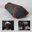 Real Leather Gear Shift Knob Cover fit for Audi Q7 Q5 A5 A4 2012-2014 Hf