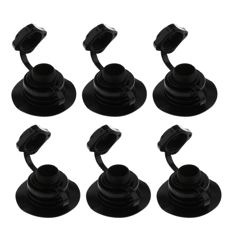 6 Pieces Durable Air Plug Cap Replacement For  Inflatable Boat Mattress