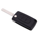 Flip Folding Remote Car Keyless Key Case Shell for PEUGEOT 407 307 308 607  G6U6