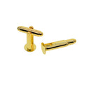 20 Pieces Cufflink Cuff Links Blanks 8mm Round Bezel Tray Cabochon Setting Base