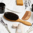 Natural Bristle Hair Brush Scalp Massage Wooden Handle Air Bag Soft Comb