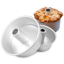 7" Aluminum Chiffon Cake Baking Mold Angel Food Cake Pan Mould DIY Reusable