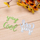 Metal Letters Embossing Cutting Dies Stencils for DIY Scrapbooking Album