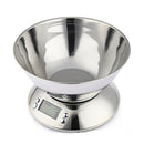 Stainless Steel Kitchen Scale 5kg/1g Electronic Scale Kitchen Food Balance