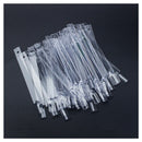 50 Color Clear False Nail Art Tips Polish Display Fan Sticks Practice Salon