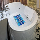 12pcs Bathtub Stickers for Kids Shower Decals Treads Non-Slip Applique