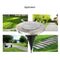 4pcs 8LED Solar Lawn Buried Lamp Waterproof Yard Ground Light (Cold White)