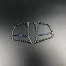 1Pair Carbon Fiber Steering Wheel Button Cover Trim for BMW F20 F21 F30 F32 SN9F