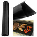 2pc 400x330mm Reuable BBQ GRILL MAT Liner Oven & Baking Nontick Cooking C7Q U6B4
