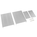 Aluminum Project Enclosure Extruded Electronic Flat Box Case DIY with