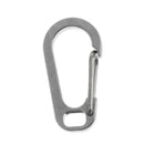 3pcs Titanium Alloy Carabiner Clip Snap Hook Keychain Camping Outdoor Tools