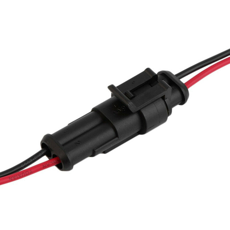 5 Sets Portable Car Professional Durable AWG Waterproof 2 Pin Connector Plug