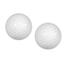 2 Pieces Sports Floating Golf Balls White Indoor Outdoor Practice Training Aids