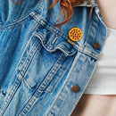 Creative Science Globe Pins Brooch Badges Jacket Shirts Clothing Ornaments