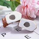 Cute plum shape ceramic chopsticks holders chopstick spoons fork stand shelf  JR