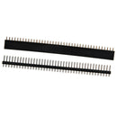 5 PCS Pack 40 Pin 2.54mm Single Row Straight Male + Female Pin Header Strip