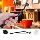 Coffee Machine Cleaning Brush with Spoon Tool Set for Espresso Machine Grou H7C3