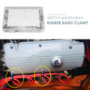Pack of 42 304 Stainless Steel Rubber Cushion Clamp Cable Pipe Clamp Assortment
