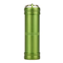 Aluminum Alloy Waterproof Case First-Aid Medicine Bottle with Key Ring A
