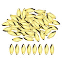 100pcs Fly Fishing Spoons Lure Hard Sequins Baits Golden L