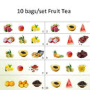 10PCS Transparent Obst Teebeutel Beutel Teebeutel Paket O8Z0 A8G9 Z0Y1 Q6Y3