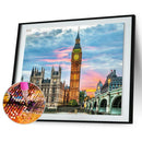 Big Ben 5D DIY Full Round Drill Diamond Painting Decor Mosaic Beadwork Art