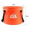 Portable Collapsible Bucket - Compact 30L/8 Gallon Large Outdoor Wash Basin Bag