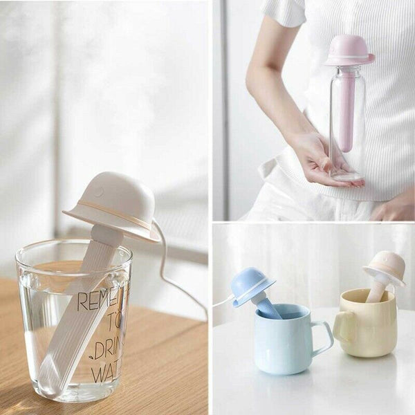 Portable Usb Water Tank Cap Type Hat Humidifier Mist Maker Fogger Ultrasoni