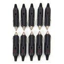 5Pcs/Set 12V Male Car Cigarette Lighter Socket Plug Connector + Fuse Red LED JR