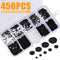 450Pcs 2mm To 8mm Keypad Repair Kit For IR Remote Controllers Conductive Pad Kit