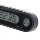 1 Pcs Car Electronic Clock Digital LCD Clock Temperature Auto Thermometer FT