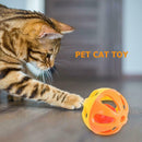 Wood Feather Mice Cat Dangle Three-Section Telescopic Roped Rod Pets Supply