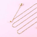 Simple Glasses Water Drop Chain Sunglasses Neck Strap Eyewear Accessories