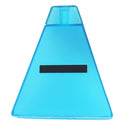 Portable Triangle Water Coffee Tea Bottle Home Outdoor School Office Blue