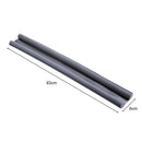 Door Bottom Sealing Strip Guard Sealer Stopper Door Weatherstrip (Black) A